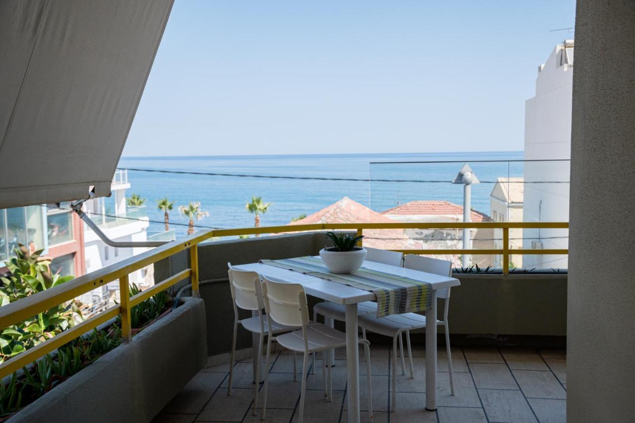 Eftihia Apartments By The Sea Rethymno Exterior foto