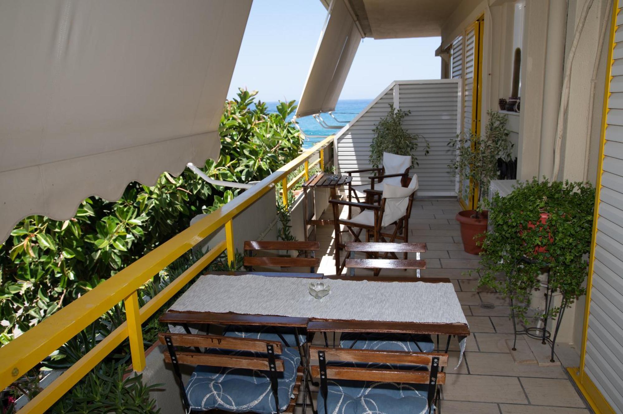 Eftihia Apartments By The Sea Rethymno Exterior foto